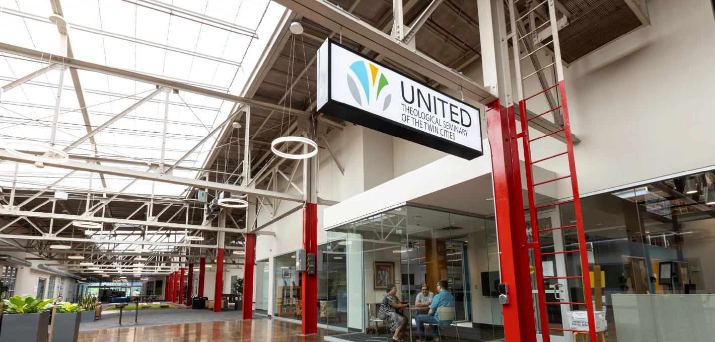 A photo of the United campus entryway.