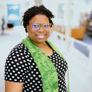 A photo of United's seminary chaplain Rev. Nikki Frontz.