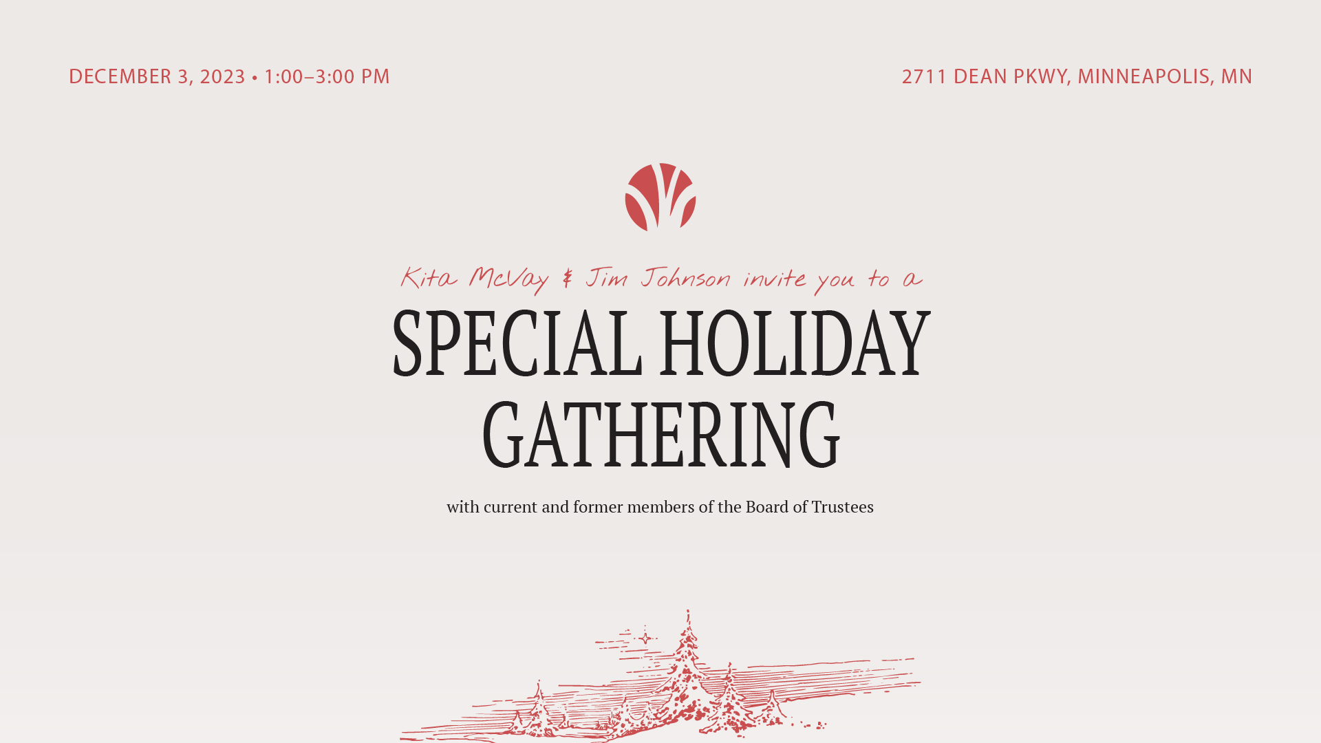 2023 Holiday Gathering Invite 2023 Holiday Gathering Invite