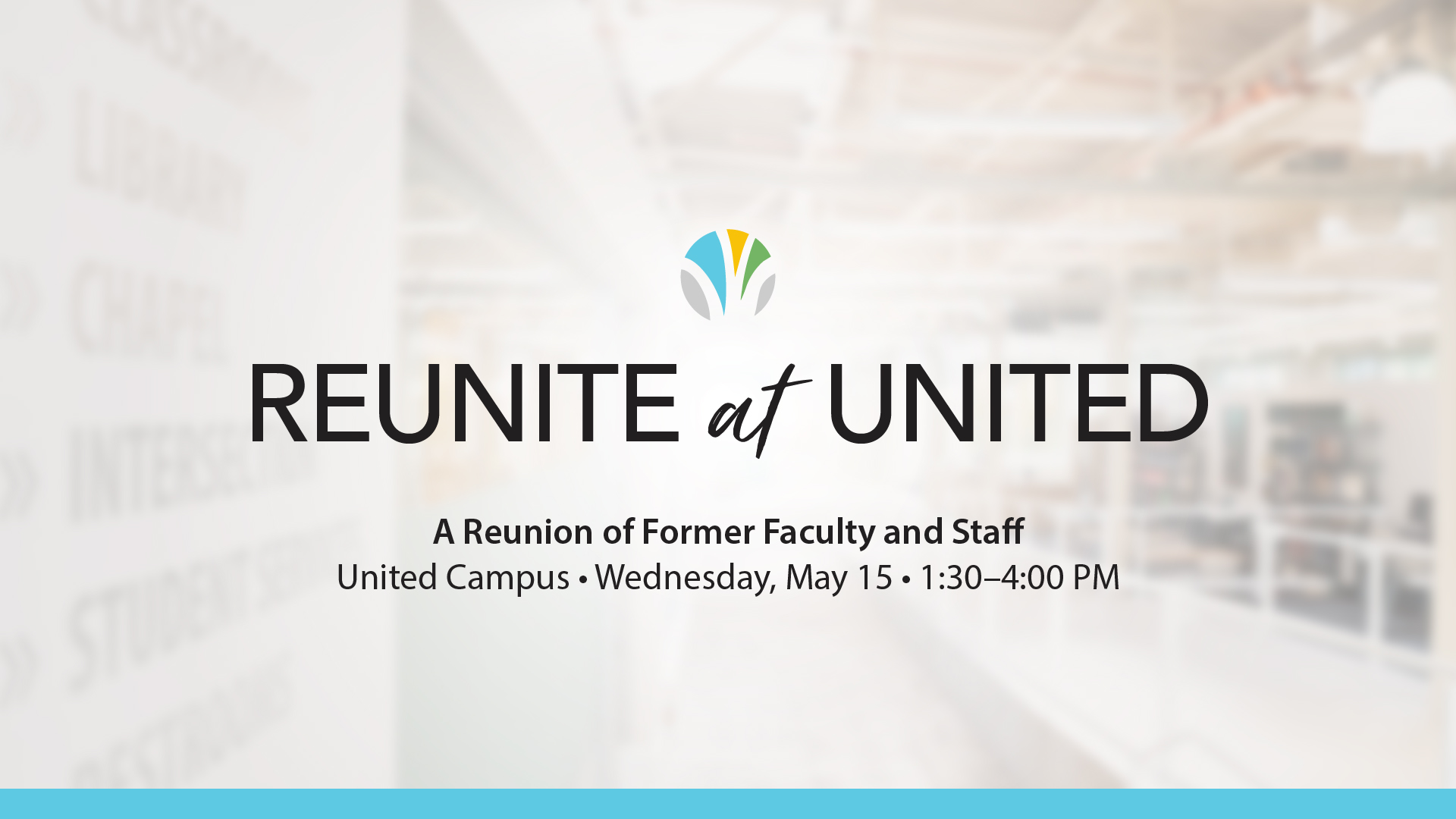 Reunite at United: A reunion of former faculty and staff. Reunite at United: A reunion of former faculty and staff.